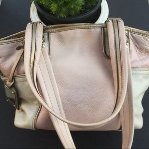 Tignanello Pink Satchel Handbag Purse Spring 🌸🌸